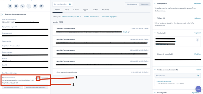 Transaction repertoire